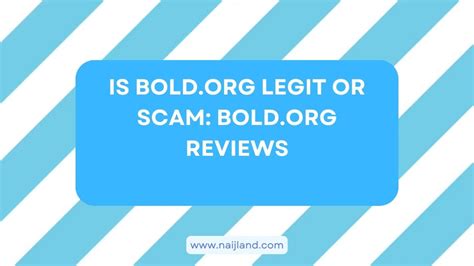 is bold.org a scam